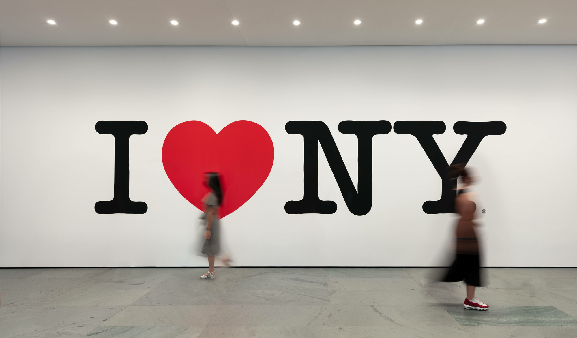 Milton Glaser’s I ♥ NY. 1976. I LOVE NY name and logos are registered trademarks and service marks of the New York State Department of Economic Development, used under license by the Museum of Modern Art